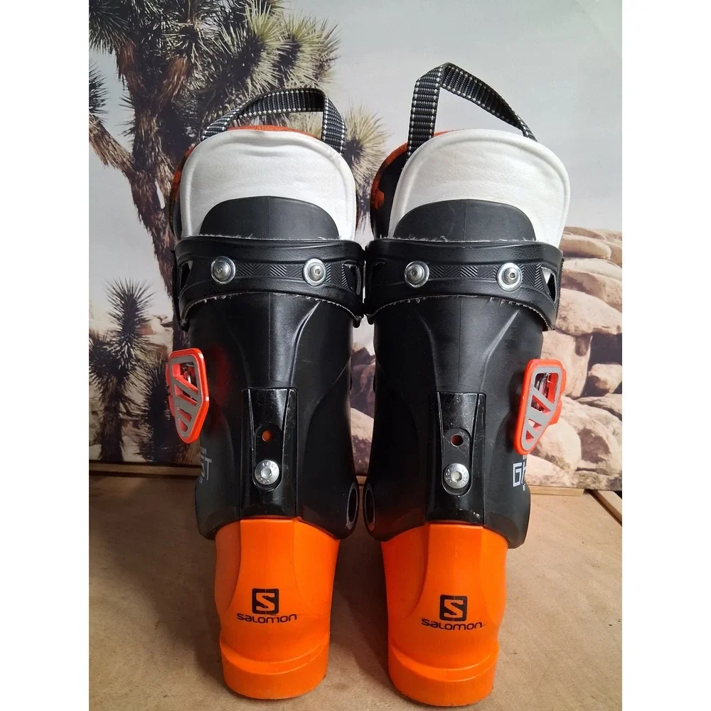 Salomon Ghost 90 FS Ski Boots Orange Black Mens Size 25 25.5 295mm